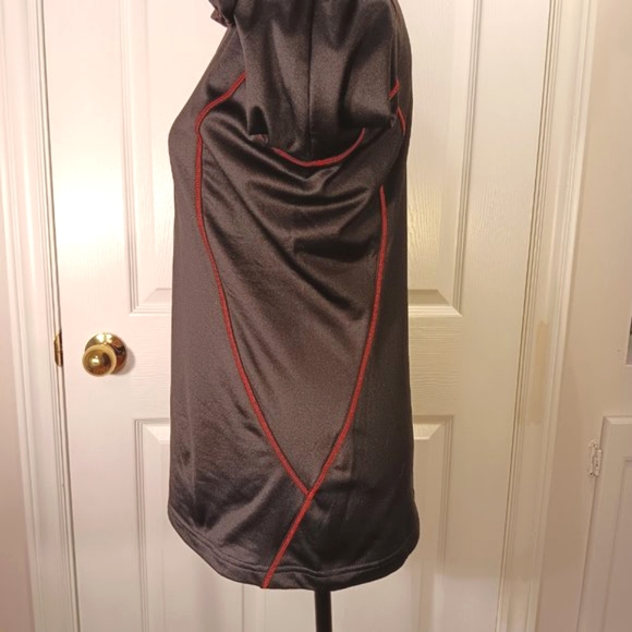 Stormtech Quarter Zip Sweater  Pullover Fleece Lined Black Red Men's Size M NWOT - Picture 6 of 16